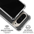 Black Brushed Steel Texture Pixel 9/9 Pro Clear Case